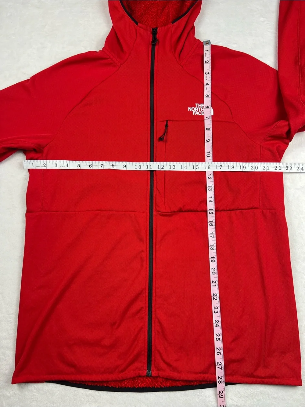 The North Face Summit Series FUTUREFLEECE Full Zip Hoodie Mens XL Red Fleece